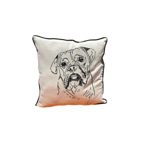 BOXER DOG PILLOW