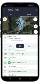 Realtime GPS Dog Collar High Rated Reviews Pet Location Finder w/ App Size:XL