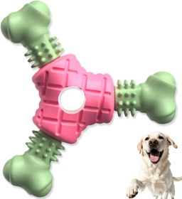 Puppy Teething Toys for Small Medium Dogs - Durable Dog Chew Toys for Puppies, Rubber Puppy Toy to Keep Busy (Color: Green)