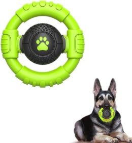 Dog Toys for Aggressive Chewers Large Medium Small Breed Indestructible Durable Tough Dog Chew Toys to Keep Them Busy Nylon Rubber Interactive Do (Color: Yellow)